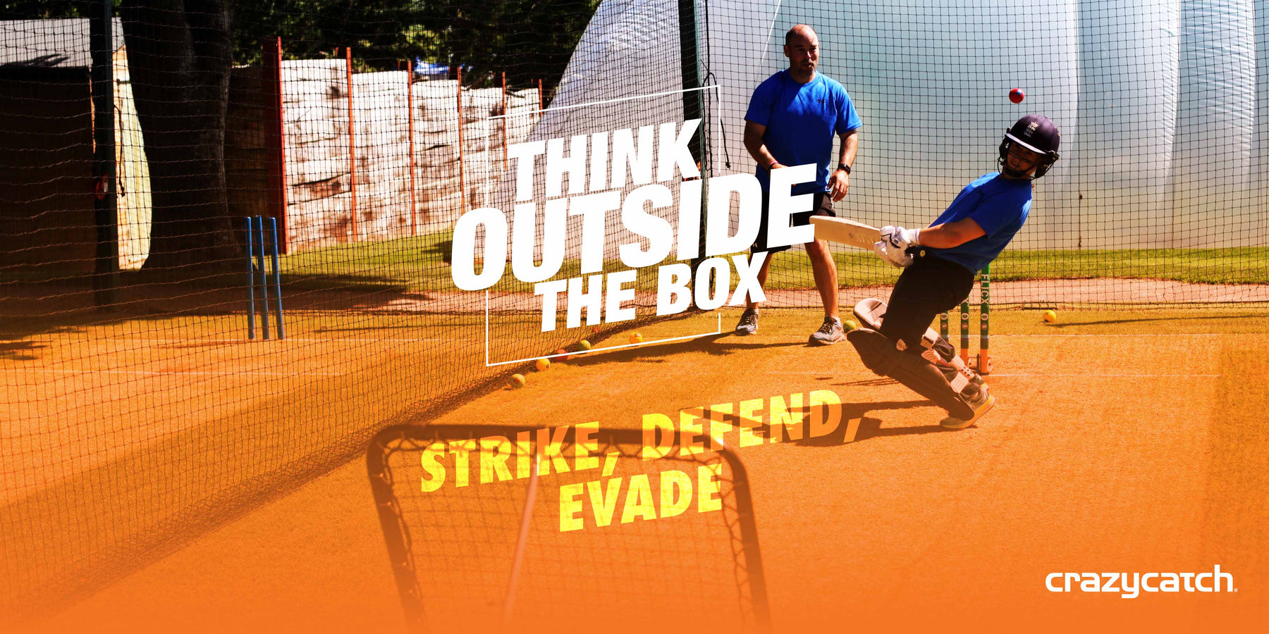 Strike, Defend, Evade - A Crazy Catch Cricket Drill