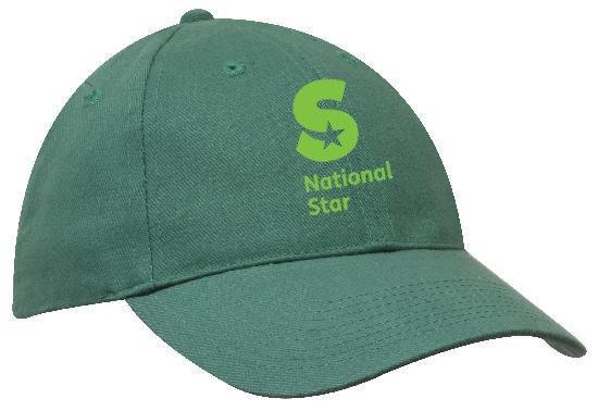 National Star College CC Green Baseball Cap