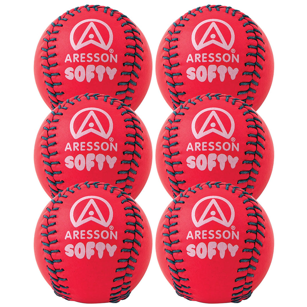 Aresson Softy Rounders Ball Pink 6 Pack