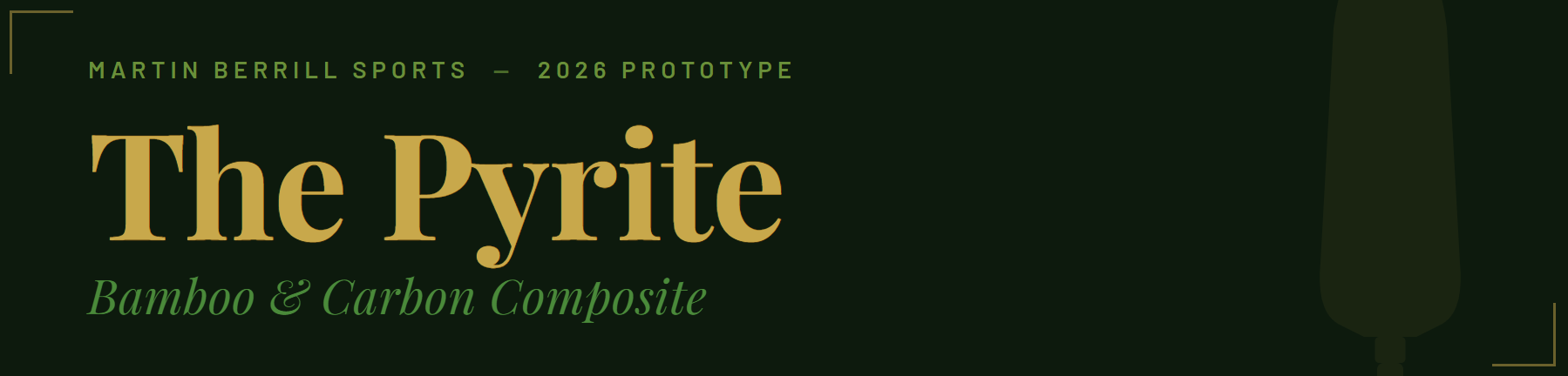 Introducing the Pyrite: Cricket's First Bamboo-Carbon Composite Bat Heads to ECB Testing