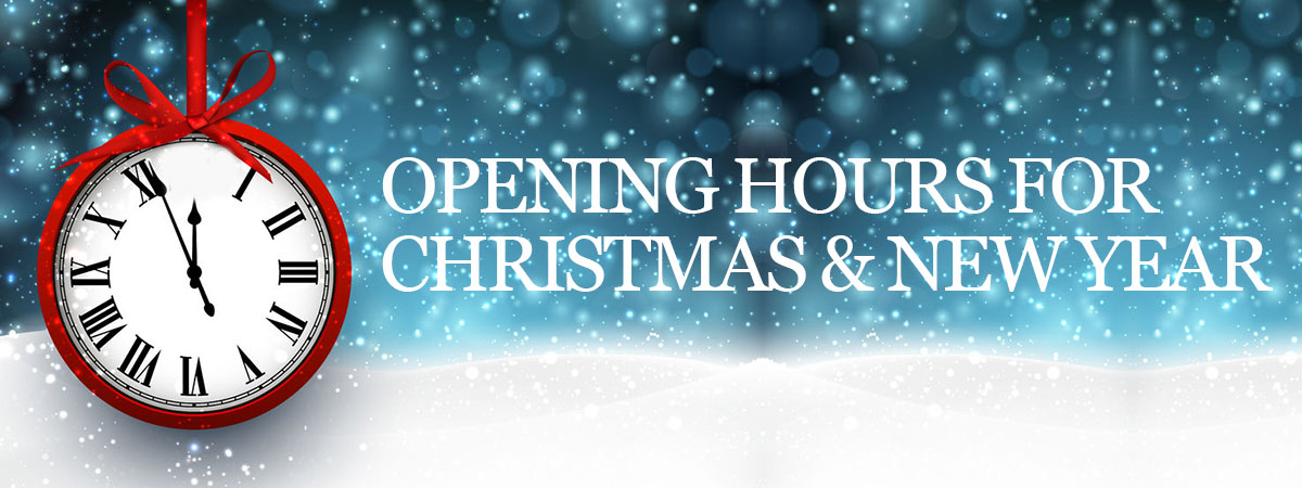 Christmas Opening Hours 2025