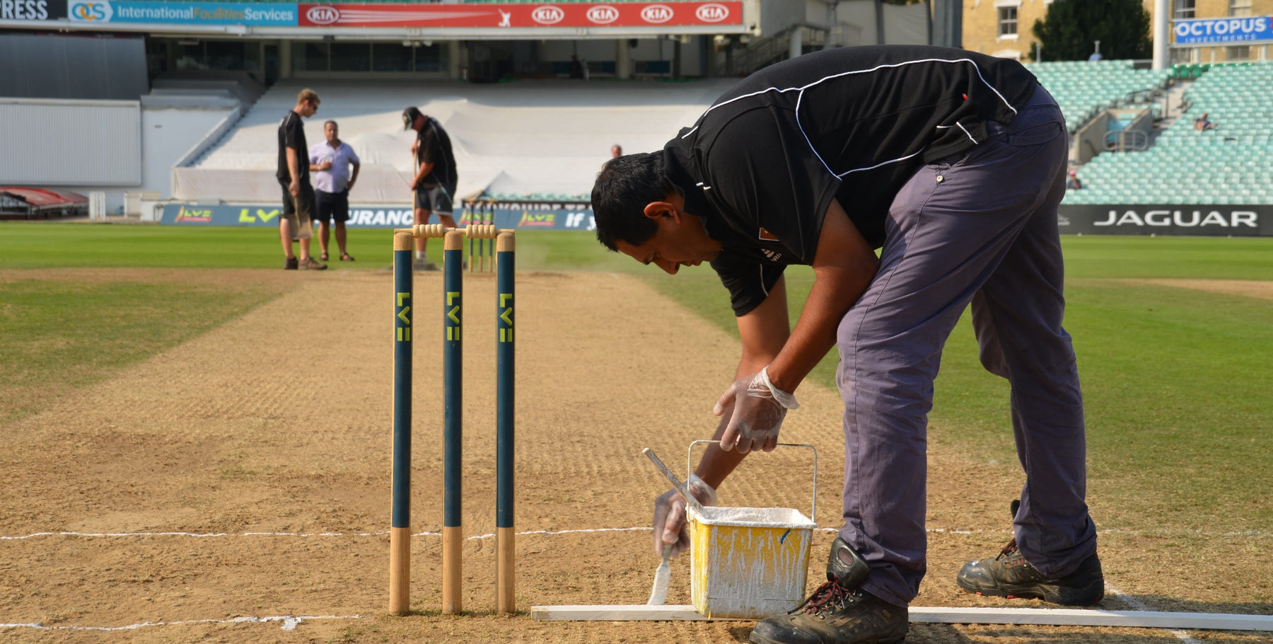 Why is a cricket pitch 22 Yards?