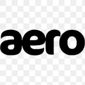 Bold, lowercase black text spelling aero on a transparent checkered background.