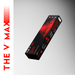 A rectangular black and red box labeled The V Max by The V, designed for cricket training, sits on a white-to-black gradient background. Bold red vertical text reads "The V Max" on the left, with a graphic of a triangular metal structure displayed on the box.