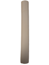 A tall, cylindrical white filter featuring a textured, wavy surface pattern inspired by the durable Hunts County Wave Rubber Bat Grip, shown against a plain white background.