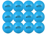 Twelve blue Kookaburra Dimple Saturn Hockey Balls (12 Pack), branded with KOOKABURRA SATURN and a small graphic, are displayed in a 3x4 grid.