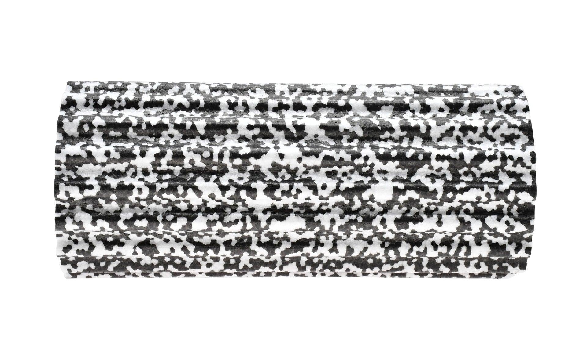 The Urban Fitness Foam Massage Roller by Urban Fitness features a black and white speckled, high-density, textured surface—ideal for deep tissue relief and muscle recovery—shown on a white background.