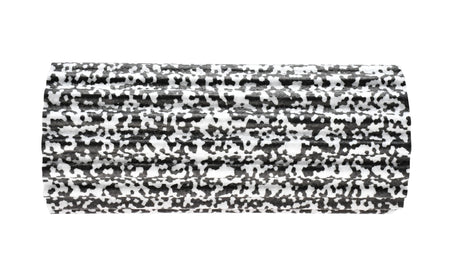 The Urban Fitness Foam Massage Roller by Urban Fitness features a black and white speckled, high-density, textured surface—ideal for deep tissue relief and muscle recovery—shown on a white background.