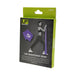 A green and black Urban Fitness box labeled "Urban Fitness Resistance Band 1.5m" shows a woman using a purple band. The packaging highlights its light latex, ideal for recovery, fitness, and strength training.