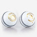 Two white Kookaburra County Match Cricket Balls from Kookaburra are placed side by side on a plain white background.