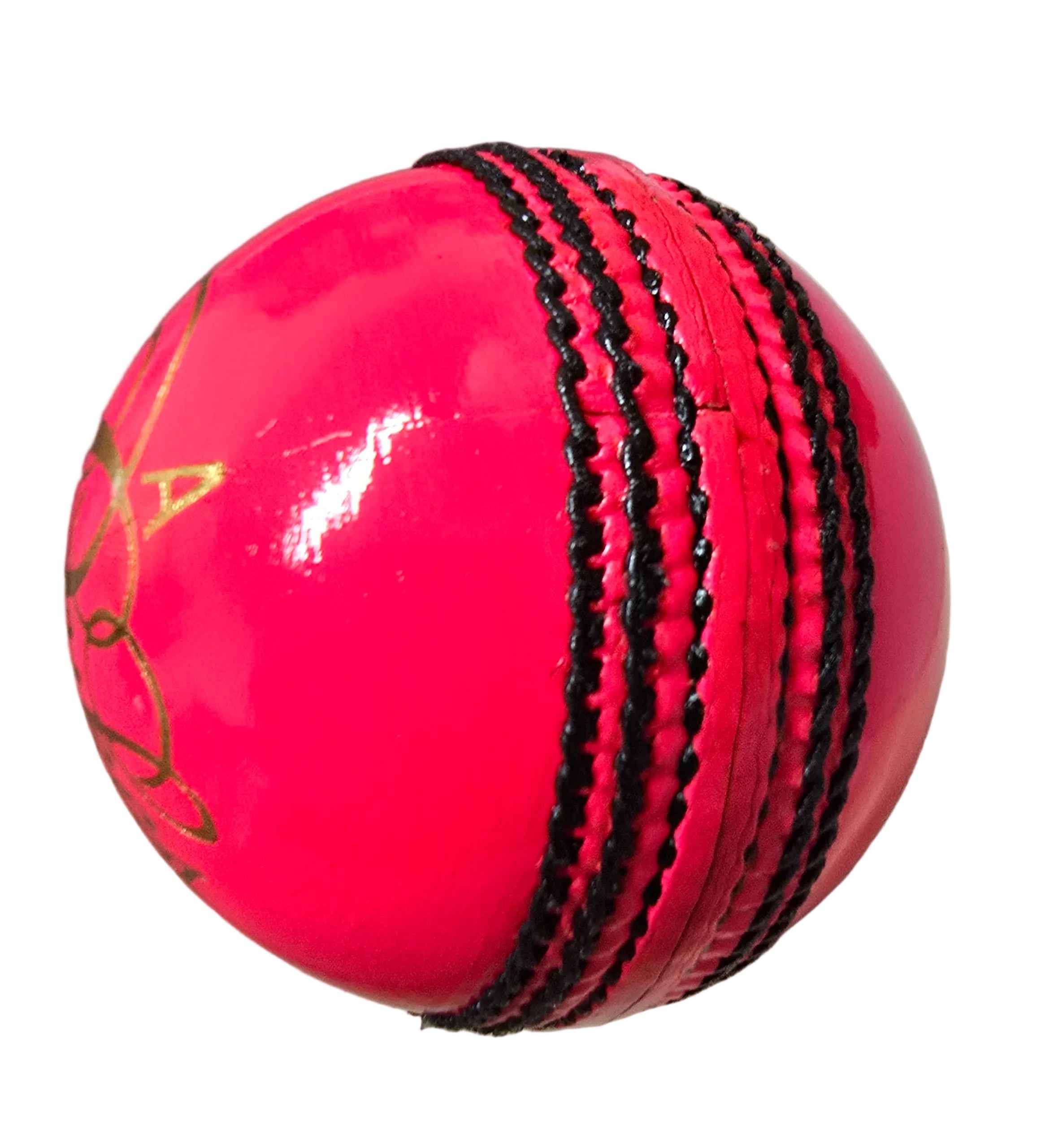 Dukes County International Pink Top Grade Match Cricket Ball with black seam