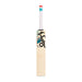 The Kookaburra Nickel 5.1 Legend Cricket Bat 2026 features a full profile, white handle with red and gray grip, vibrant geometric patterns, and the front displays the black Kookaburra logo—all set against a plain white background.