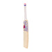 The Kookaburra Glare 6.1 Special Cricket Bat 2026 stands upright with a white grip and purple, pink, and yellow design—crafted from premium English Willow for players who demand top performance.
