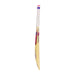 The Kookaburra Glare 6.5 Force Junior Cricket Bat 2026 features a white textured grip with purple, red, and yellow accents on the blade, and is pictured upright against a white background.