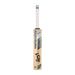 The Kookaburra Prism Pro Players Edition Cricket Bat 2026 features a white grip, light English Willow blade, and sleek black branding logo, shown upright against a white background—ideal for professional cricket players.