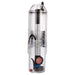 The Head X4 Pump Ball Pressuriser by Head is a clear cylindrical pressurizer featuring a gauge and valve, perfect for maintaining ideal pressure in your tennis or padel balls.