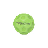 A green Waboba Moon Shine Ball by Waboba is shown against a white background. This light-up ball features multiple indentations and delivers hyper bounce for endless fun.