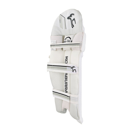 Kookaburra Ghost 3.1 Batting Pads 2026 by Kookaburra feature reinforced cane construction, multiple straps, and the Kookaburra logo. Grade 3 pads shown on a plain white background, offering reliable protection and comfort for cricketers.