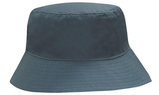 The Martin Berrill Sports Breathable Bucket Hat in bottle green is made from durable polyester twill with a wide brim and simple stitching, displayed against a white background.