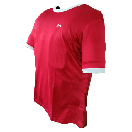 Mercian Pro GK Smock : CP44PRO : red : side view : short sleeve