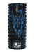 The Urban Fitness Vibrating Foam Roller by Urban Fitness features a black and blue honeycomb texture, upright design, and bold "UF Equipment" label—perfect for deep tissue massage and muscle recovery.