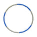 The Urban Fitness Weighted Hula Hoop by Urban Fitness is shown in a perfect blue and gray circle on a white background, making it ideal for core workouts and muscle stimulation.