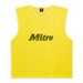 The Mitre Pro Training Bib by Mitre is a yellow, sleeveless bib with a mesh texture and black logo print—perfect for training sessions, lightweight football play, or soft touch foam drills.