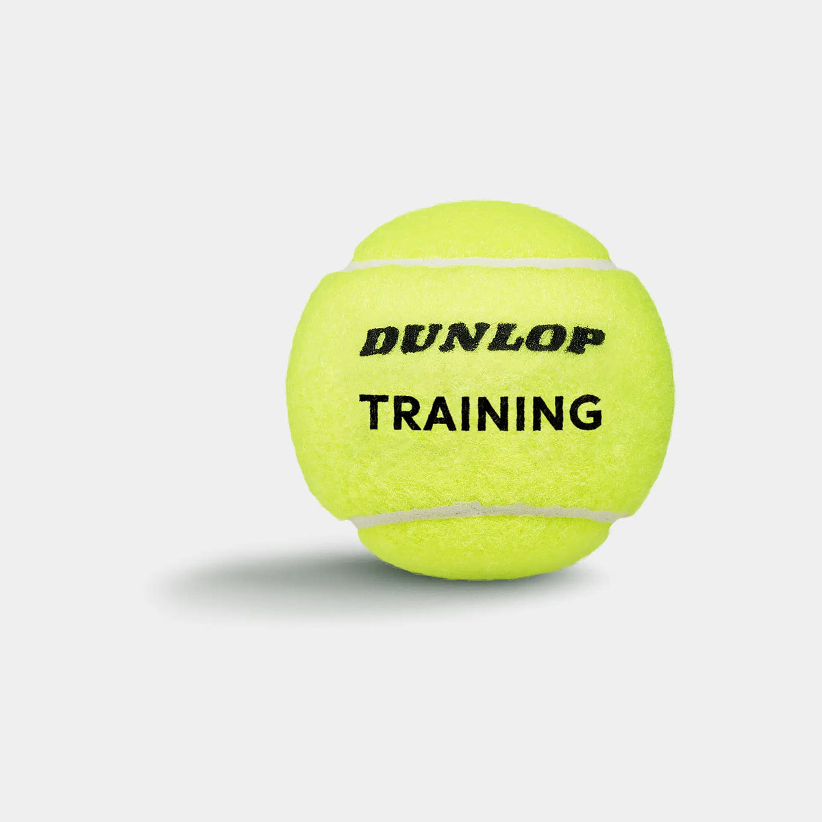 The Dunlop Trainer Tennis Ball (6 Dozen Box) is ideal for drills and practice sessions, featuring the Dunlop logo for quality assurance.
