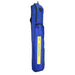 The Kookaburra Flux Hockey Bag 2026 is a blue bag with a zippered main compartment, front pocket, padded adjustable shoulder strap, and a yellow label featuring the Kookaburra logo and branding.
