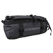 The Kookaburra Pro Switch Hockey Bag is a black duffel made from heavy-duty tarpaulin, with handles and straps, and "KOOKABURRA" printed in silver on the side.