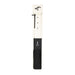The Kookaburra Octane Hockey Stick Bag 2026 by Kookaburra is a long black and white carry case with a flap closure, front pocket, vertical upper zipper, stylized penguin logo, and adjustable shoulder strap for easy transport.