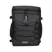 The Kookaburra Elite Hockey Rucksack 2026 is a black, rectangular backpack with front bungee cord detail, side pockets, laptop sleeve, and Kookaburra logos, shown against a white background.