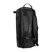 The Kookaburra Pro Switch Holdall by Kookaburra is a black and gray tarpaulin multi-purpose bag with backpack straps, a side handle, and a printed logo, shown upright against a white background.