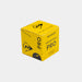 The Dunlop Pro Squash Ball (12 x 1 Ball Box) for advanced players is presented in a yellow box with black text and Dunlop logos on multiple sides, set against a white background. This professional ball from Dunlop offers low bounce performance ideal for experienced squash players.