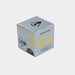 A grey box of Dunlop Club Squash Ball (12 x 1 Ball Box), designed for intermediate players, featuring black and yellow text and graphics on the packaging. Ideal as a club squash ball from Dunlop, it’s a popular choice for league matches.