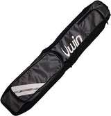 The Uwin Hockey Bag by Uwin is a black rectangular sports bag with a zipper and win logo, featuring kit compartments and an adjustable strap—perfect for carrying hockey equipment.