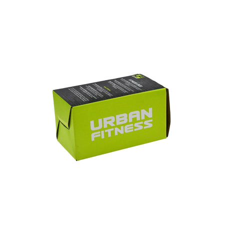 A green and black rectangular box labeled "Urban Fitness Fitness Dice" in bold white letters, perfect for home workouts, from the Urban Fitness brand, shown against a plain white background.
