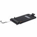 The Urban Fitness Walking Treadmill by Urban Fitness is shown in black with a compact, foldable design, smart fitness tracking, a power cord, and a tablet holder on the right side.