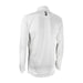 The Kookaburra Pro Player Long Sleeve Shirt by Kookaburra is a white, performance-fit top with a small black logo beneath the back collar, made from smooth, moisture-wicking fabric for comfort.