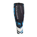 The Kookaburra Hockey Shin Sleeves – No Stirrups feature a blue, black, and white design with KOOKABURRA branding, offering a secure, comfortable fit with polyester soccer socks for performance-driven hockey apparel.