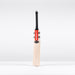 The Gray Nicolls Imperia 1.0 Pro V Lite SH 2026 cricket bat, featuring a black handle, red and black checkered design at the top, and front branding, stands upright against a plain white background.