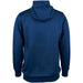 A plain, dark blue Gray Nicolls Winchcombe CC Pro Performance Hooded Top shown from the back, featuring long sleeves, ribbed cuffs, and a loose fit—ideal cricket club wear with no visible logos or designs.