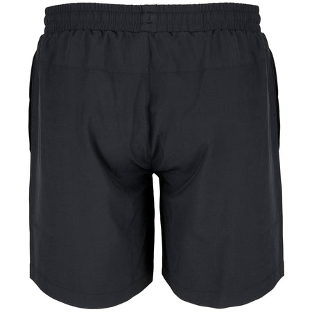 Gray Nicolls Kingswood Village CC Velocity Shorts shown from the back, featuring an elastic waistband and straight hems. Made from lightweight fabric—ideal for cricket training sessions.