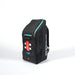 The Gray Nicolls Team 150 Duffle Bag 2026 in Black/Aqua, featuring the Gray Nicolls logo and TEAM text with teal edging and a red stripe on the front pocket, stands upright on a white background.
