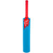 The Gray Nicolls Grays Nicolls PowerPlay Blue Bat features a blue body, red handle, and bold red-and-white PowerPlay logo. Its modern angular graphics make it the perfect stylish cricket bat for young players.