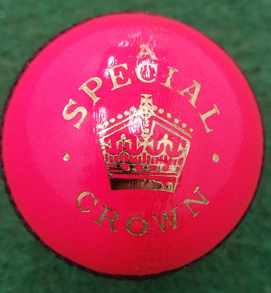 Dukes Special Crown Cricket Ball (Pink, Senior)