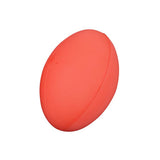 The Reydon Sports Uncoated Foam Rugby Ball is a lightweight, red, oval-shaped ball ideal for indoor or outdoor play for all ages. Suitable for rugby or general games, it is shown against a white background.