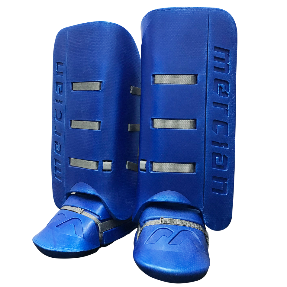 Mercian Evolution PRO Legguards : LGEVPRO : front view : pair with kickers