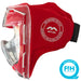 The Mercian Evolution Face Mask is a red hockey face mask with a clear plastic shell, white laces, and a white circular "Win Before You Play" logo. Designed for penalty corner defence, it features an FIH recommended badge for global athletes.