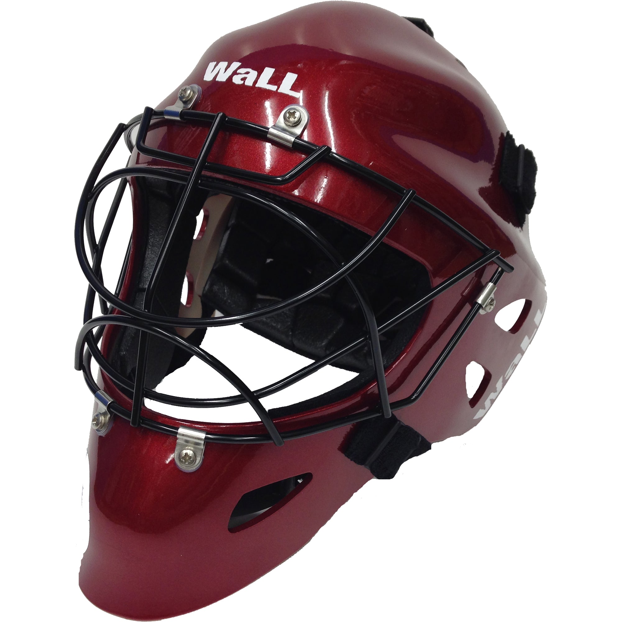 Wall Helmet : FM05 : red : side view